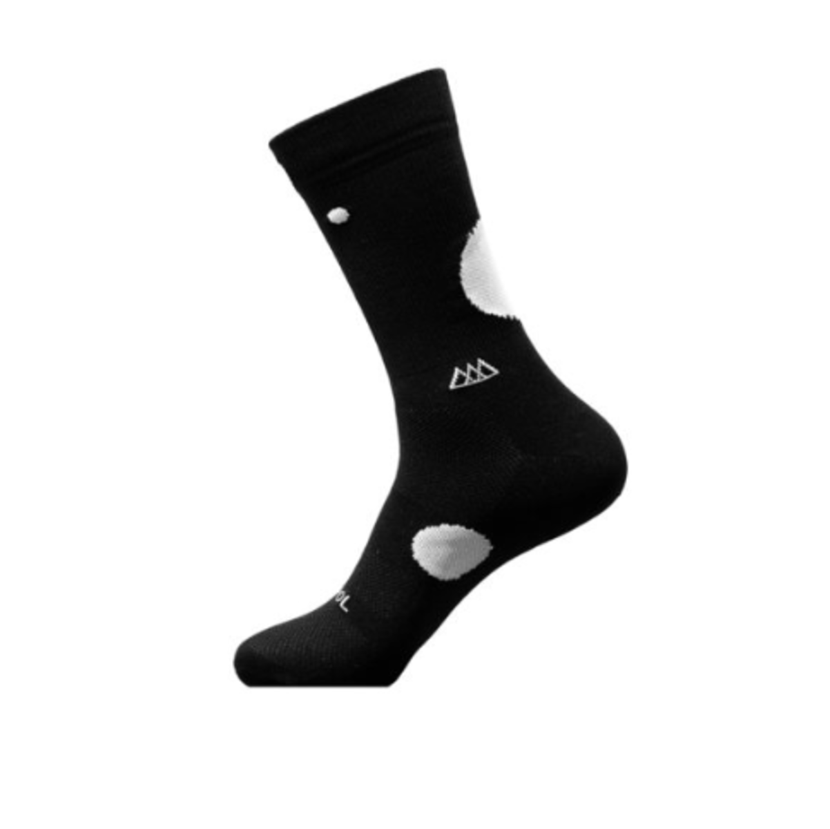 Sock 2Moon Negro Blanco